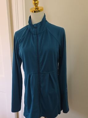 tek gear Teal Full-Zip Utility Jacket